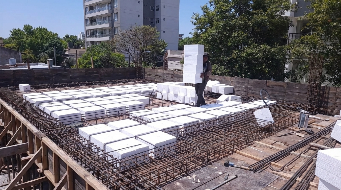 Poliex caseton poliestireno construcción